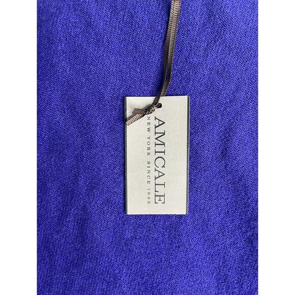 3-46 AMICALE NWT Men's Sweater 100% Cashmere Purple Size XL - Picture 8 of 10